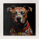 Search for bull terrier puzzles Staffy