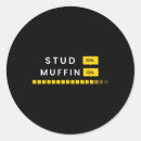 Search for stud muffin stickers Dad joke