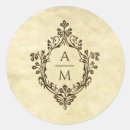 Search for victorian wedding stickers Crest