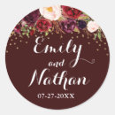 Search for gold fall wedding stickers Floral