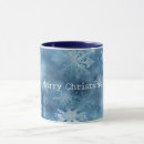 Search for white snowflake mugs Blue