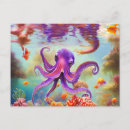 Search for squid postcards Aquatic