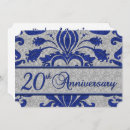Search for 20th anniversary invitations Retro