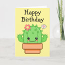 Search for kawaii birthday cards Green