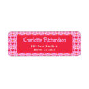 Search for geometry return address labels Modern