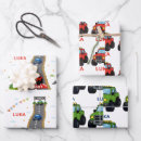 Search for truck wrapping paper Truck birthday party