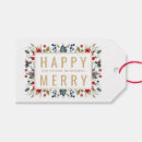 Search for happy holidays gift tags Gold