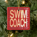 Search for swim coach christmas tree decorations Team