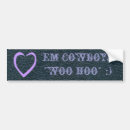 Search for cowboy bumper stickers Girl
