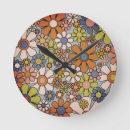 Search for 1960s clocks Floral