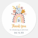 Search for thank you rainbow stickers Baby