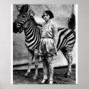 Search for vintage circus posters Zebra