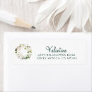 Search for floral wreath return address labels Watercolor