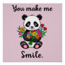 Search for cute panda posters Flowers