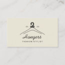 Search for hanger business cards Stylist