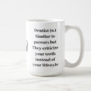Search for profession mugs Dentist