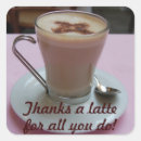 Search for thanks latte stickers Appreciation