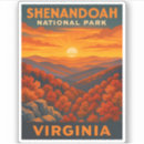 Search for vintage virginia stickers Blue ridge mountains