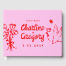 Search for vintage wedding guest books Modern