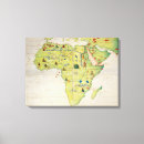 Search for continents canvas prints Map