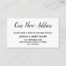 Search for contact invitations Change of address