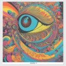 Search for vintage hippie art stickers Psychedelic