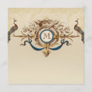 Search for gold peacock wedding invitations Antique