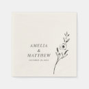 Search for black and white floral napkins Elegant