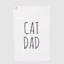 Search for for pets golf towels Cat dad