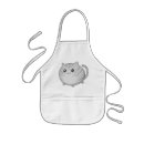 Search for grey cat aprons Cute