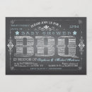 Search for chalkboard baby boy shower invitations Barbecue