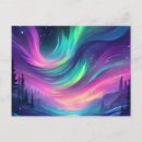 Search for aurora borealis postcards Purple