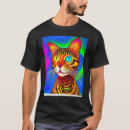 Search for psychedelic cat tshirts Kitten