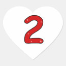 Search for number two stickers Second