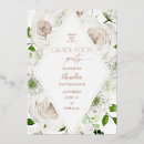 Search for floral graduation invitations Greenery