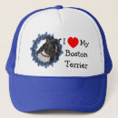 Search for boston terrier trucker baseball caps Animal