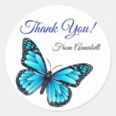 Search for blue butterfly stickers Elegant