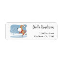 Search for skate return address labels Cartoon