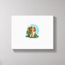 Search for funny christmas canvas prints Dog