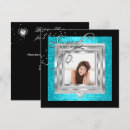 Search for turquoise sweet 16 invitations Girls 16th birthday