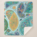 Search for vintage paisley blankets Background