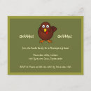 Search for cartoon turkey invitations Brown