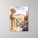 Search for greece canvas prints Watercolor