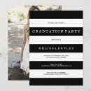 Search for stripes graduation invitations Elegant