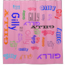 Search for collage shower curtains Typography