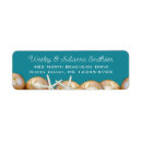 Search for gold starfish return address labels Tropical