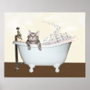 Search for cat bath art Tub