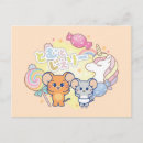 Search for cute rainbow unicorn postcards Cartoon