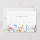 Search for floral wedding rsvp cards Wildflower