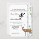 Search for buck and doe wedding invitations Woodland